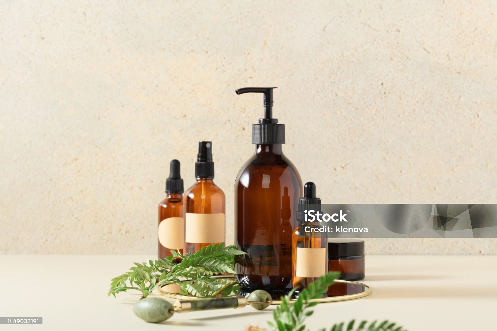 Amber shampoo or shower gel serum